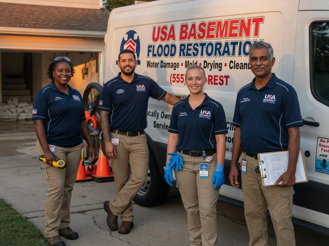 Basement Flood Cleanup company in Gueydan, LA