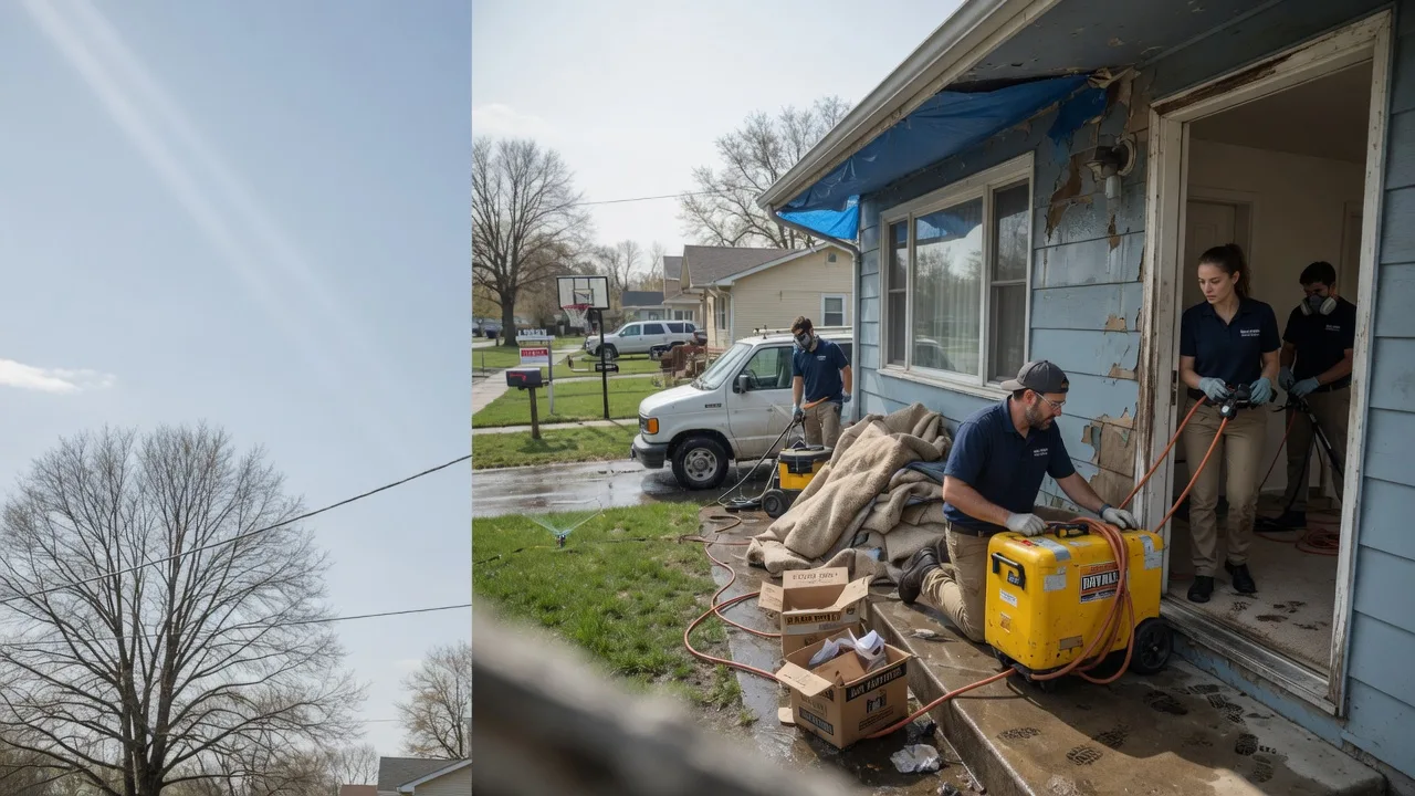 Basement Flood Cleanup in Gueydan, LA near me